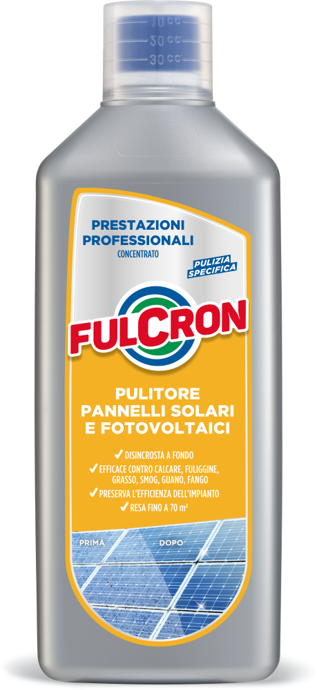 Fulcron - Pulitore pannelli solari 1 litro